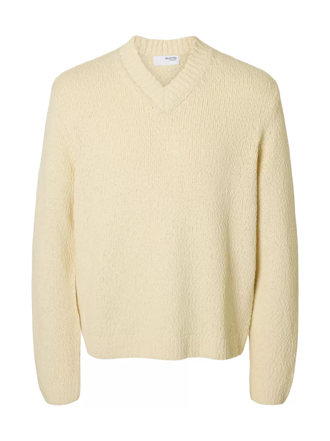 SLHANGUS LS KNIT RELAXED V-NECK