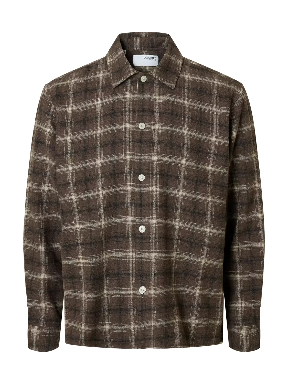 SLHRLXEDWIN CHECK LIGHT OVERSHIRT
