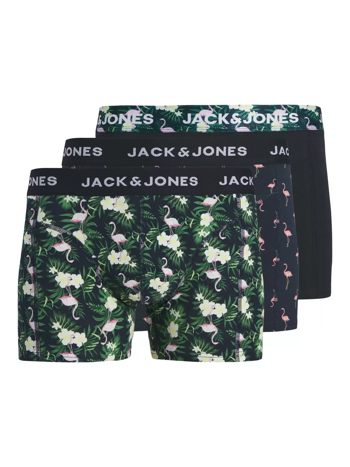 JACFLAMINGO FLOWER TRUNKS 3 PACK SN