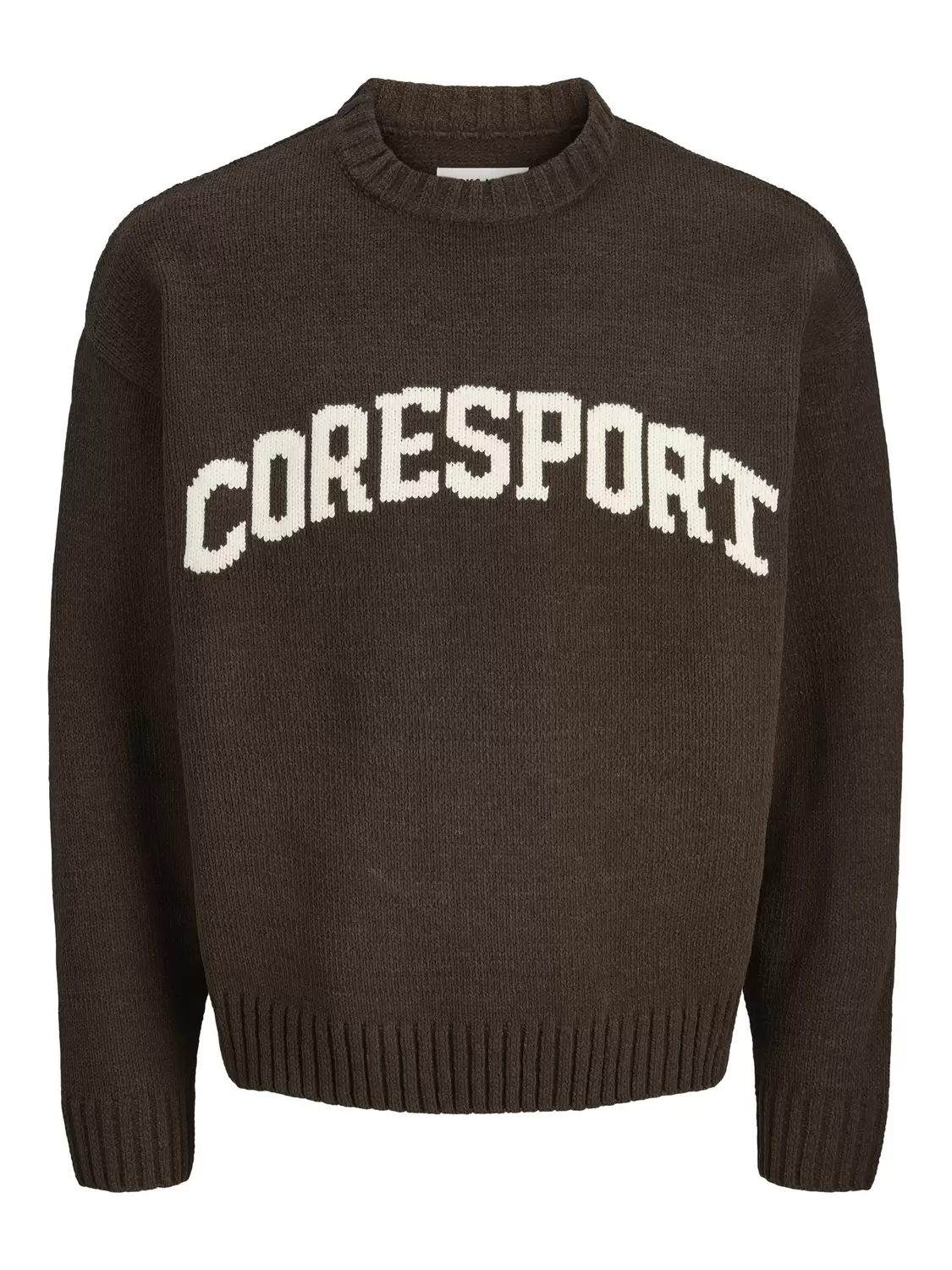 JCOCREST KNIT JACQUARD CREW NECK