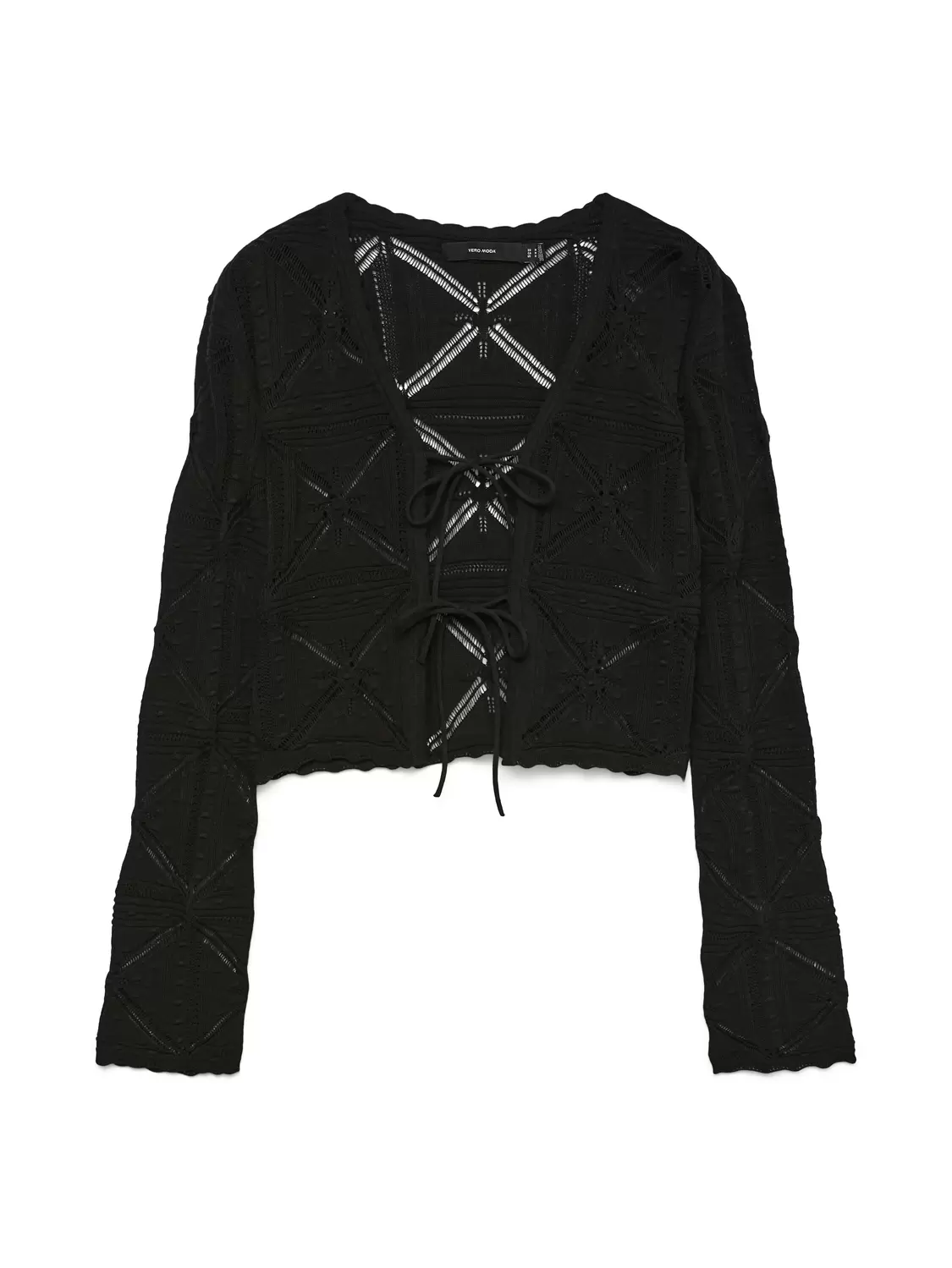 VMLOLA LS V-NECK BOW CARDIGAN NOOS