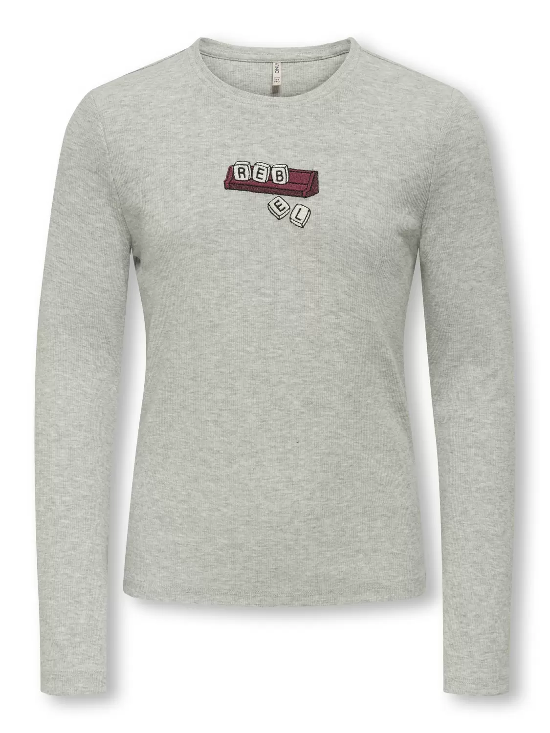 KOGEMMENA LIFE EMB L/S O-NECK JRS