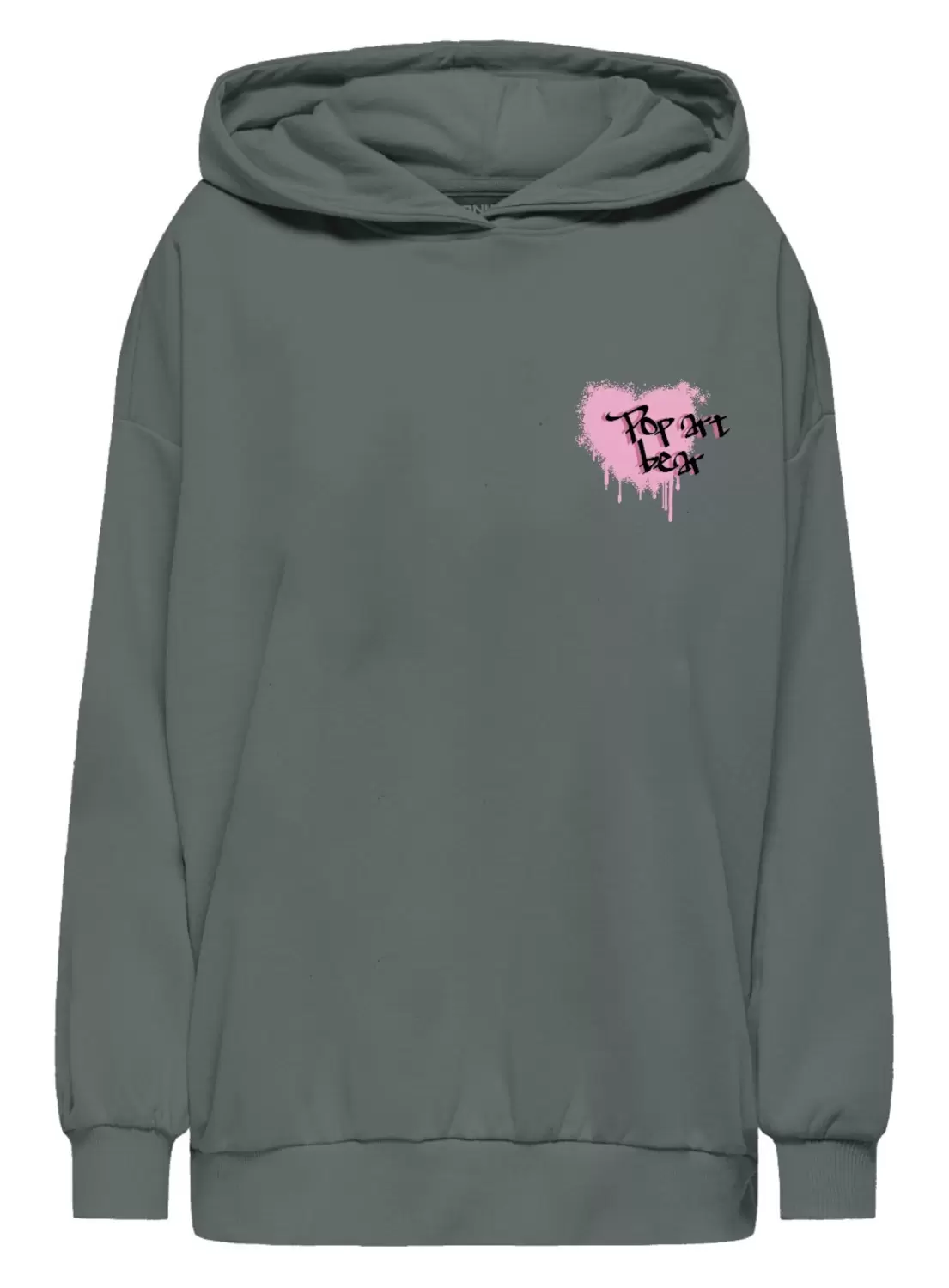 ONLELODIE L/S GRAFITTI HOOD BOX SWT