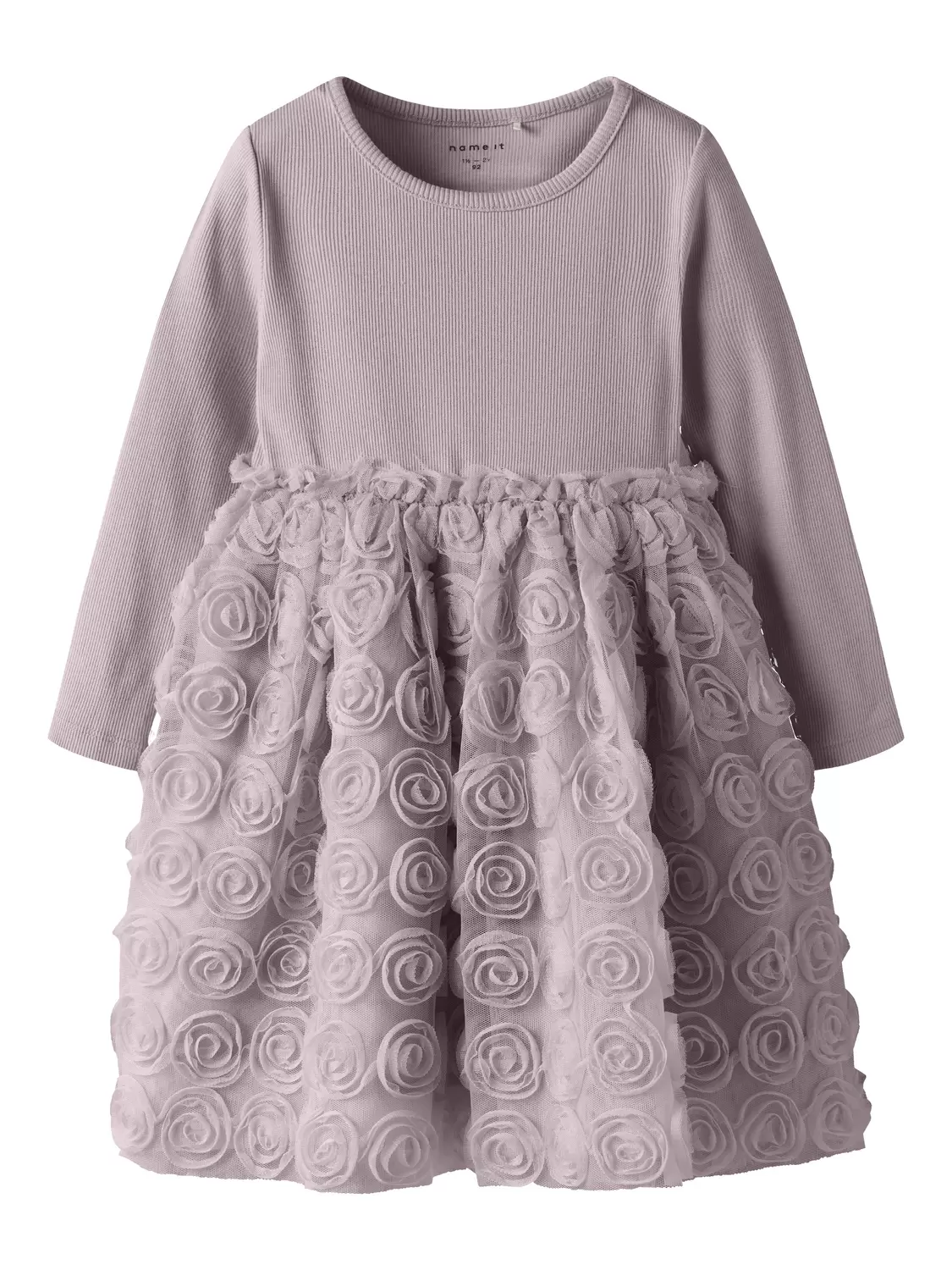 NMFSYKIA TULLE LS DRESS