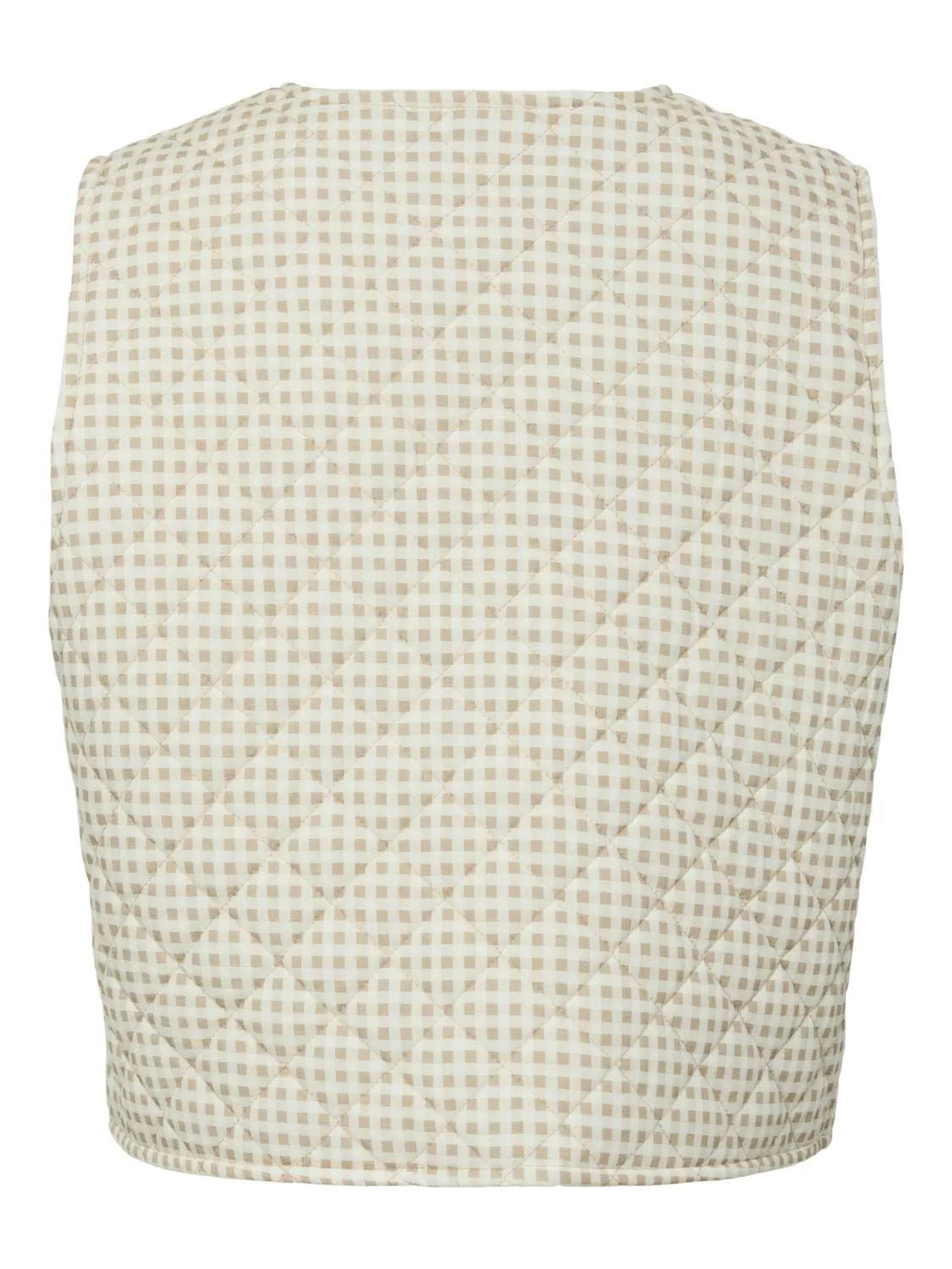 PCSARIA SHORT QUILT VEST female