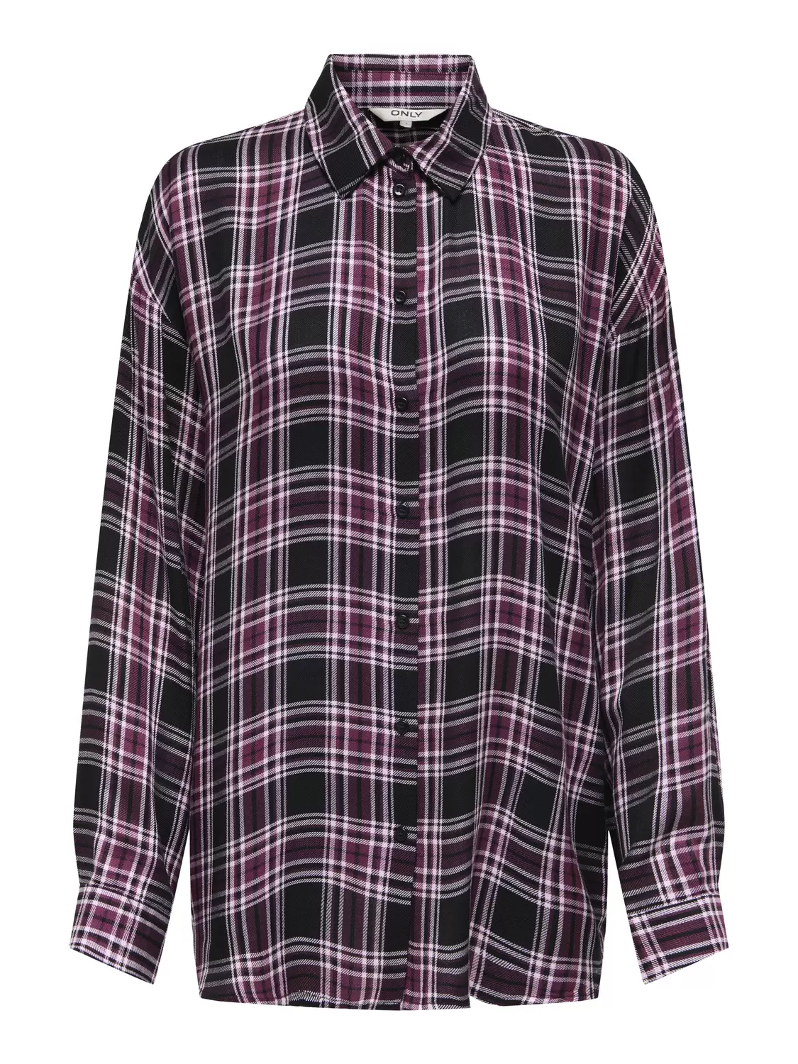 ONLEVIA CHECK L/S LOOSE SHIRT WVN feale
