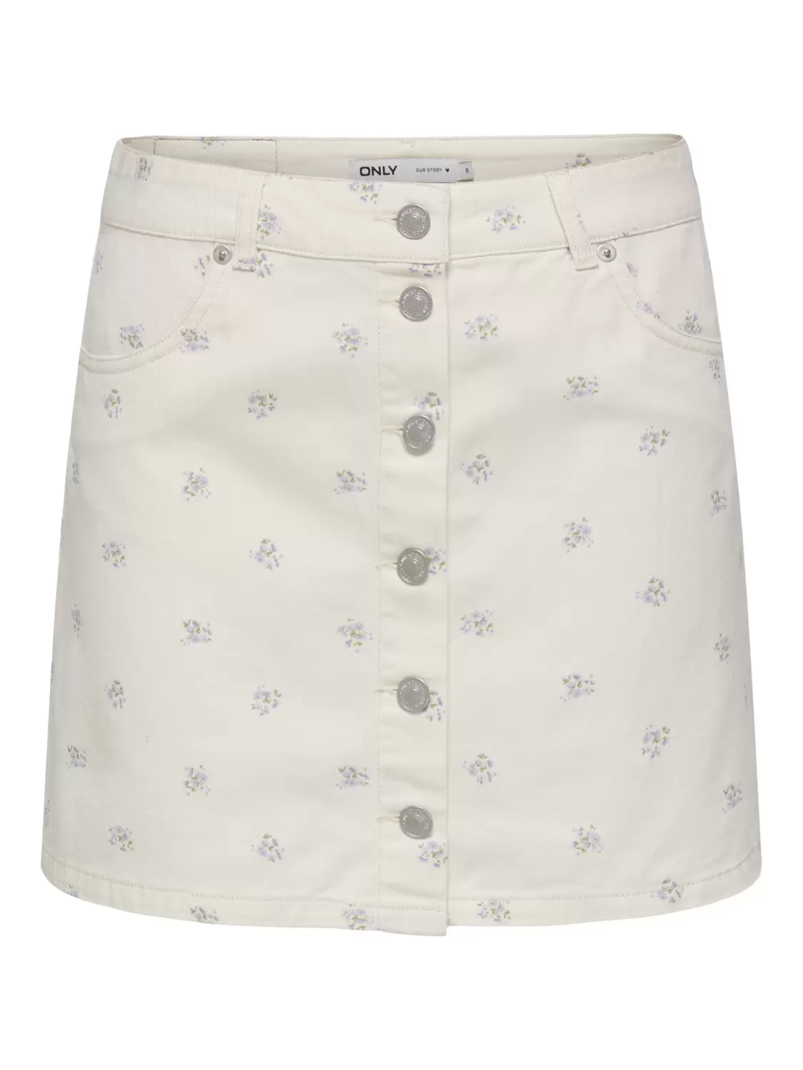 ONLNAOMI AOP BUTTON KIRT OTW female