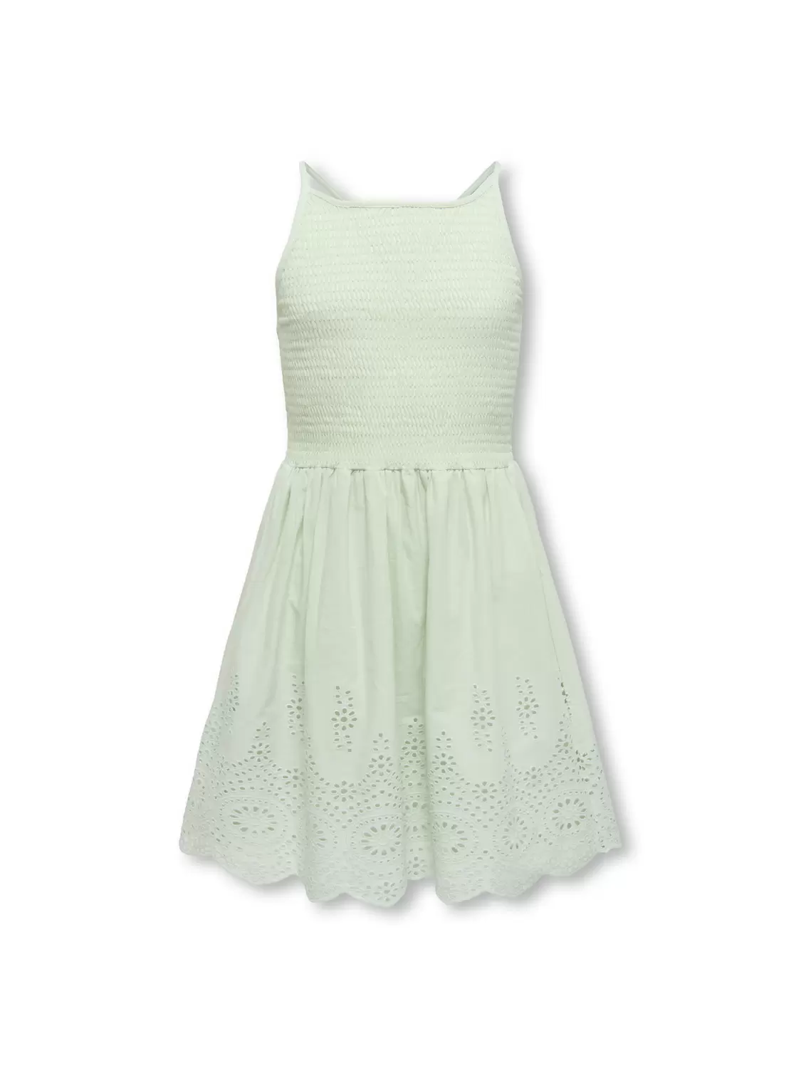KOGBONDI LIFE STRAP EMB DRESS WVN