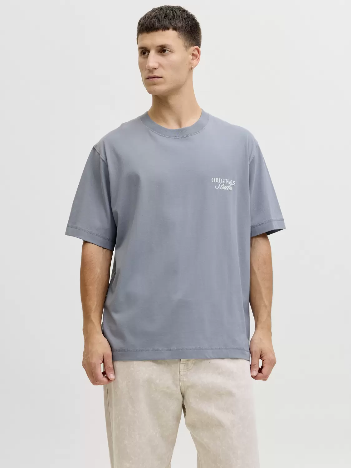JORNORREBRO TYPO TEE CREW NECK N male