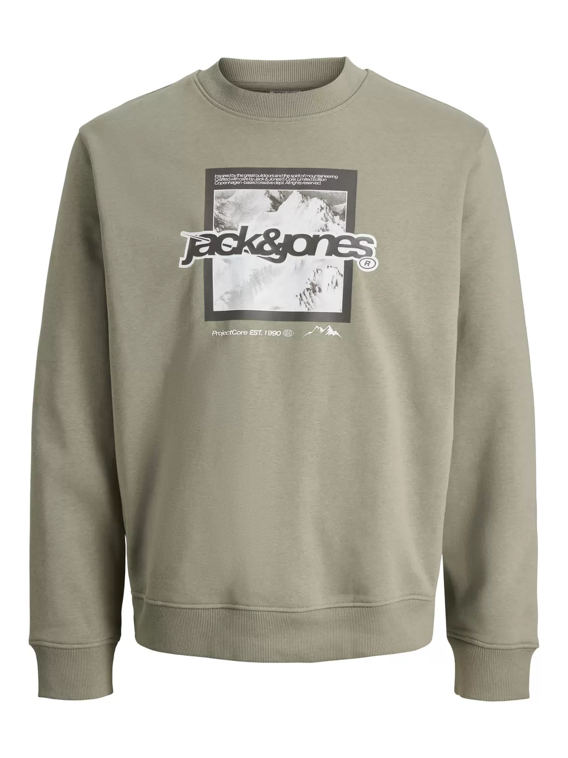 JCOFLARE FRONT PRINT SWEAT CREW NE MNI