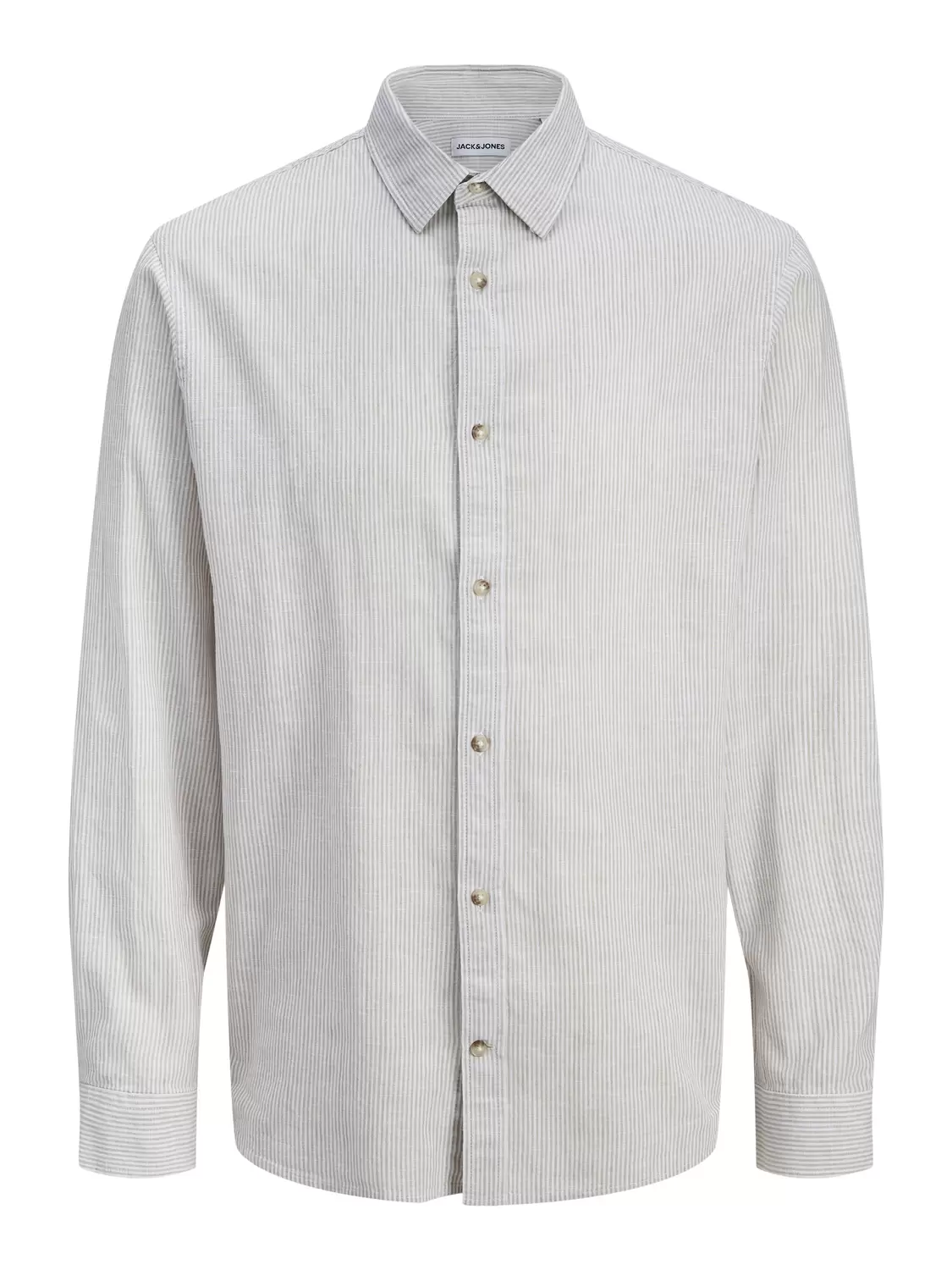 JJESUMMER LINEN BLEND SHIRT L/S SN