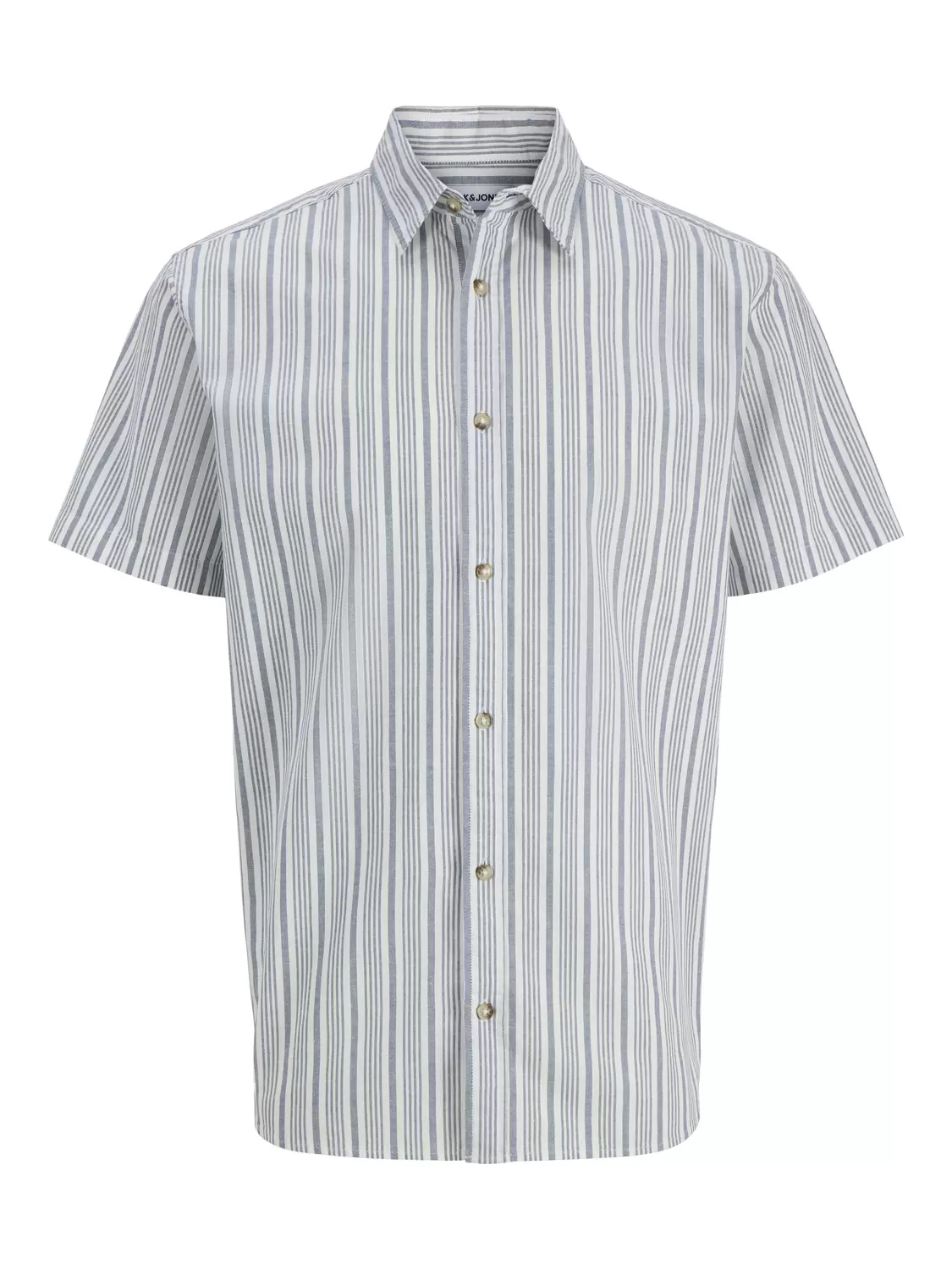 JJCHAD OXFORD STRIPE SHIRT SS