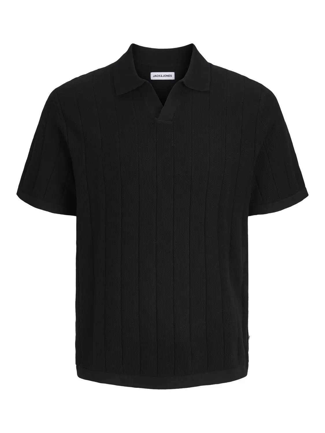 JJEBRADLEY KNIT SPLIT NECK SS SN