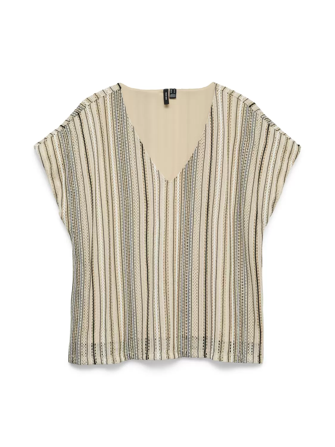 VMDEMI SS V-NECK TOP JRS GA female