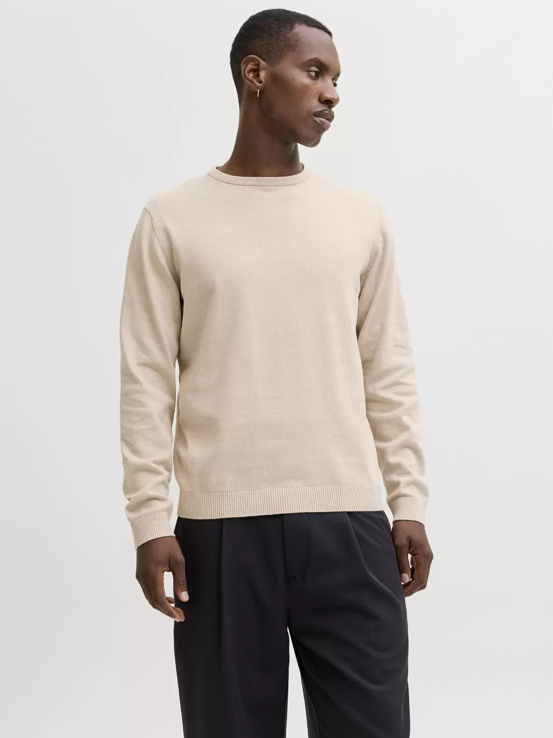JJEBASIC KNIT CREW NECK NOOS