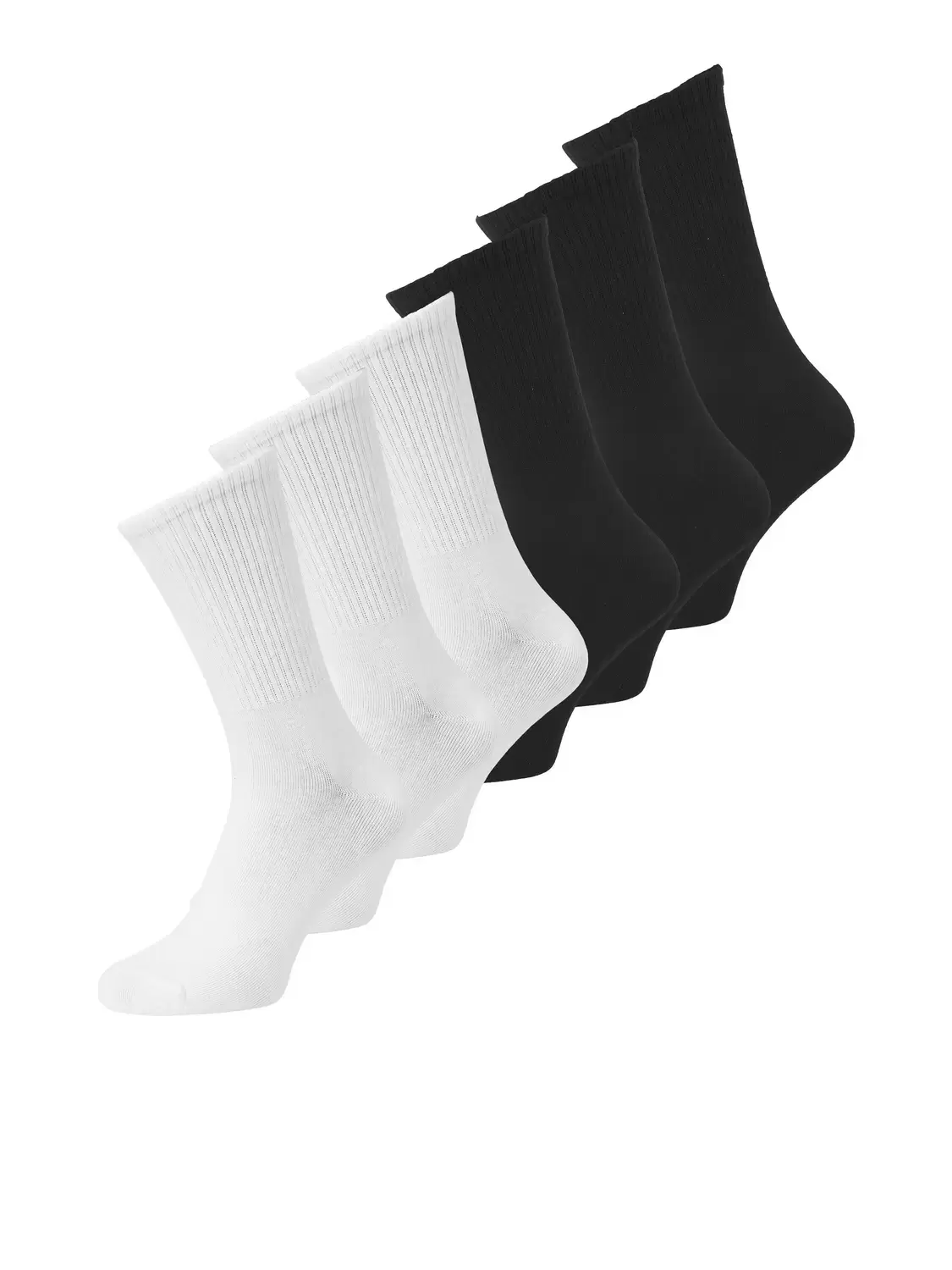 JACNOLAN SOLID TENNIS SOCKS 6 PACK JNR