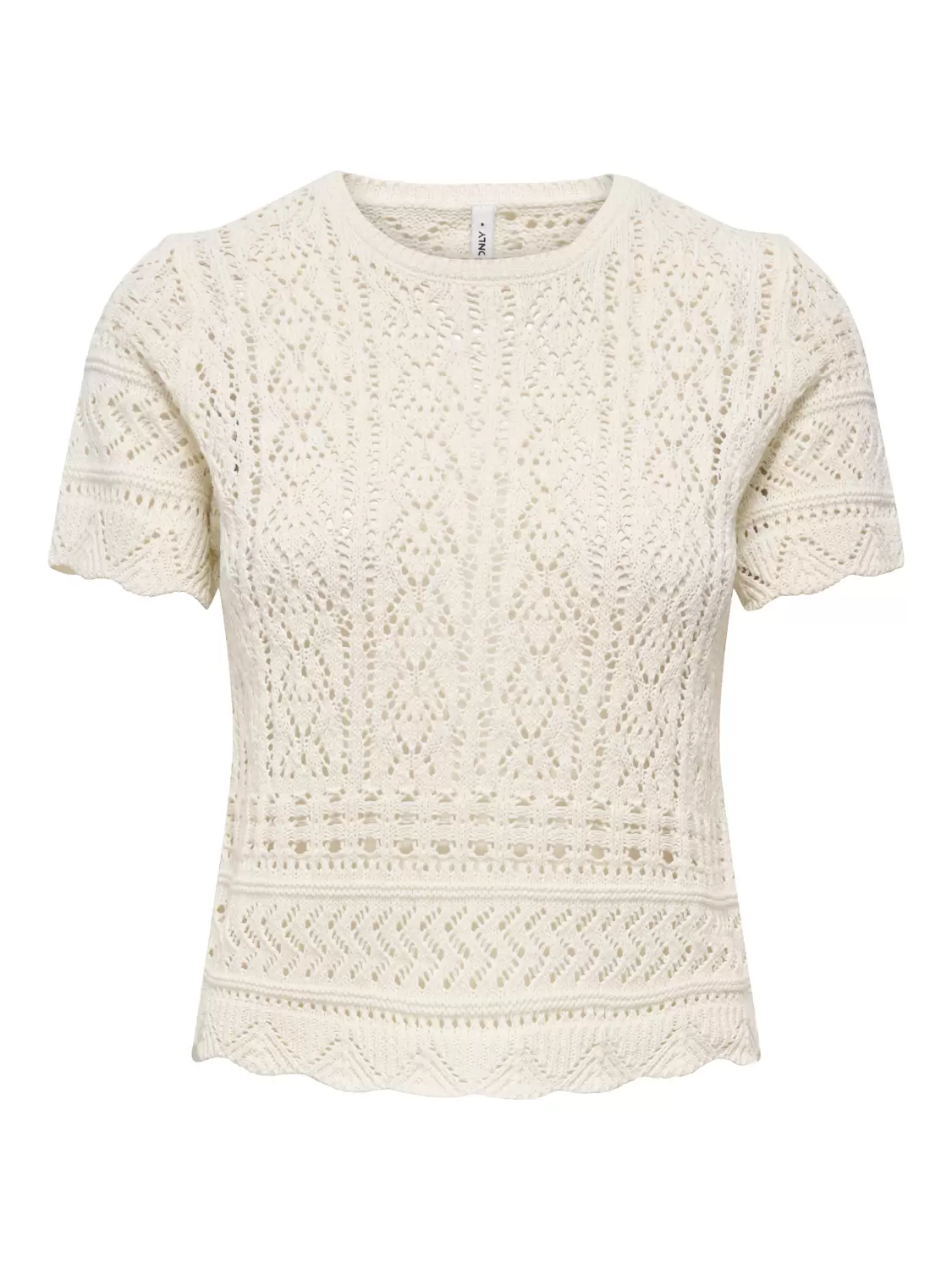 ONLELKE LIFE SS STRUCTUR O-NECK KNT female
