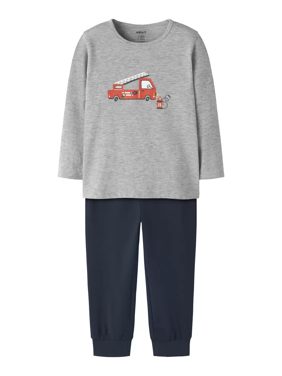 NMMNIGHTSET GREY FIRETRUCK NOOS