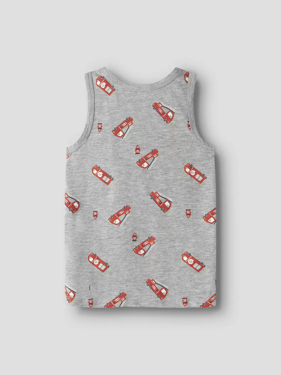 NMMTANK TOP 2P GREY FIRETRUCK NOOS