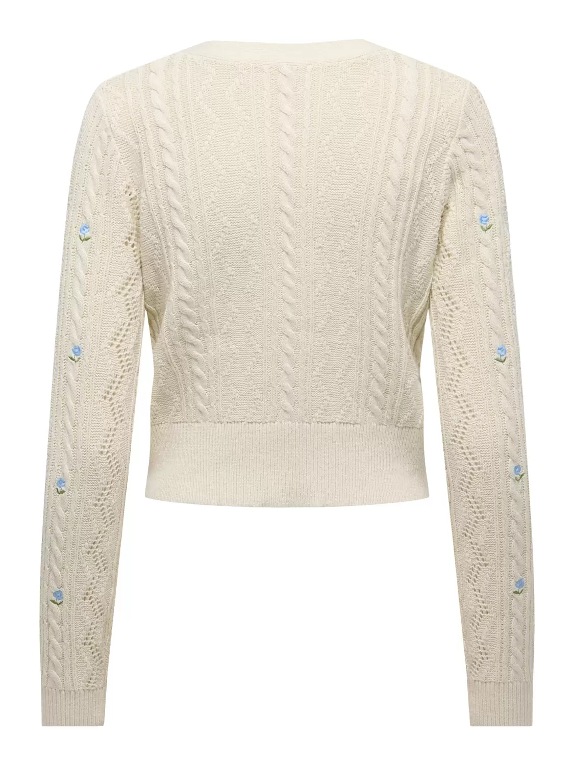 ONLBIRTIE LS EMB V-NECK CARDIGAN KNT