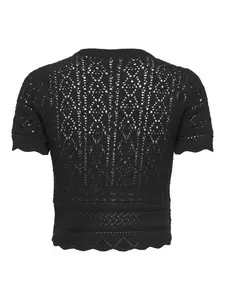 ONLELKE LIFE SS PEARL CARDIGAN CC K - 177911001/Bl