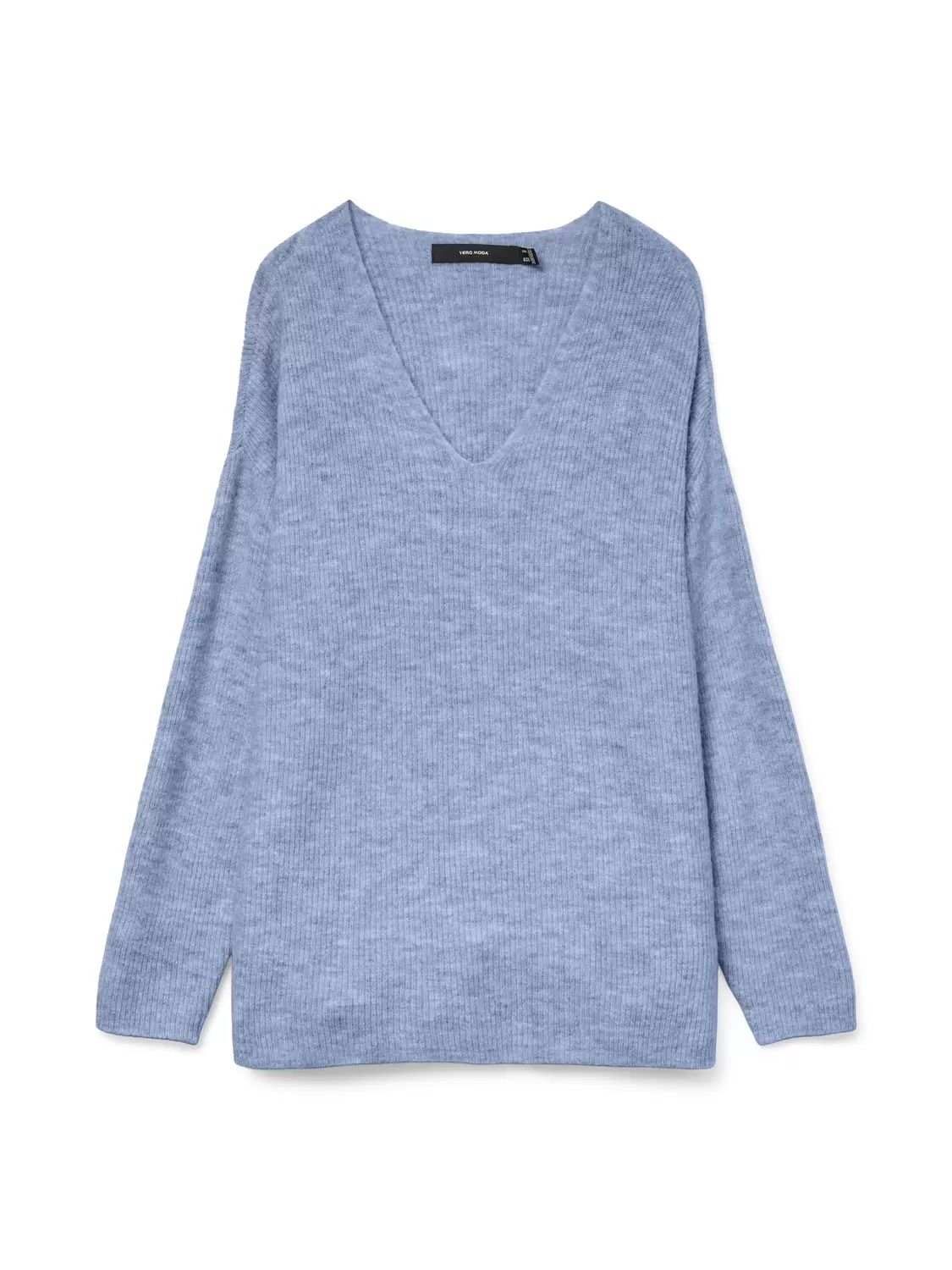 VMCREWLEFILE LS V-NECK BLOUSE NOOS