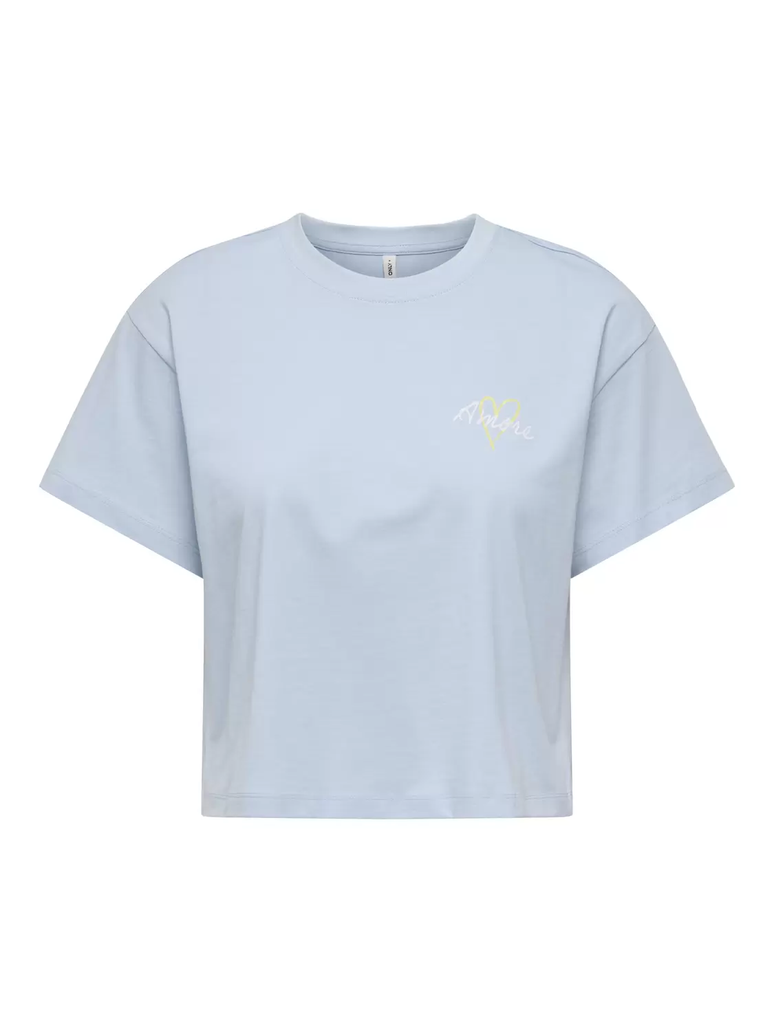 ONLANNBEL S/S BOXY CROP TEE JRS female