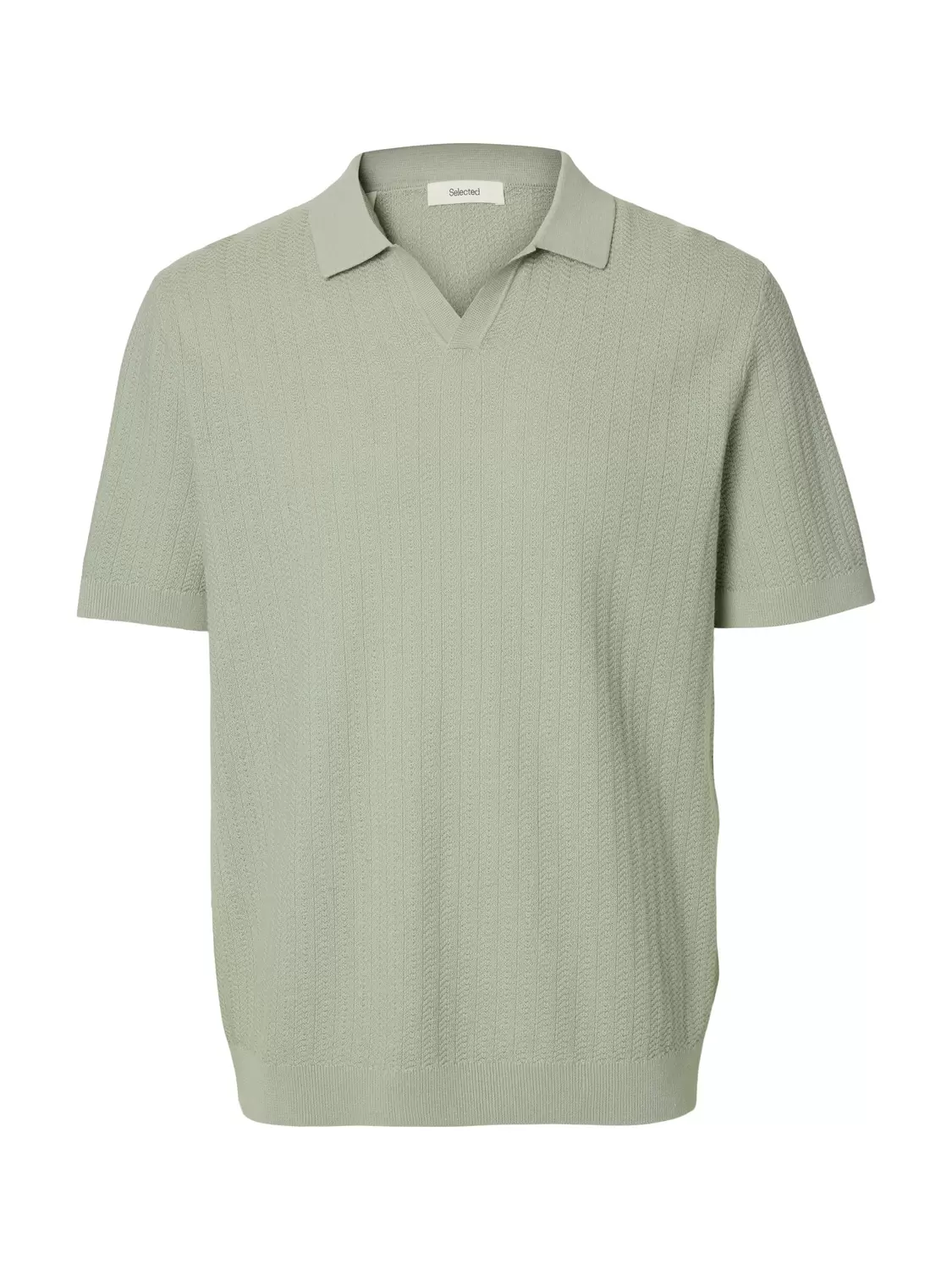 SLHMATTIS SS LINEN BLEND STRUC POLO NOOS