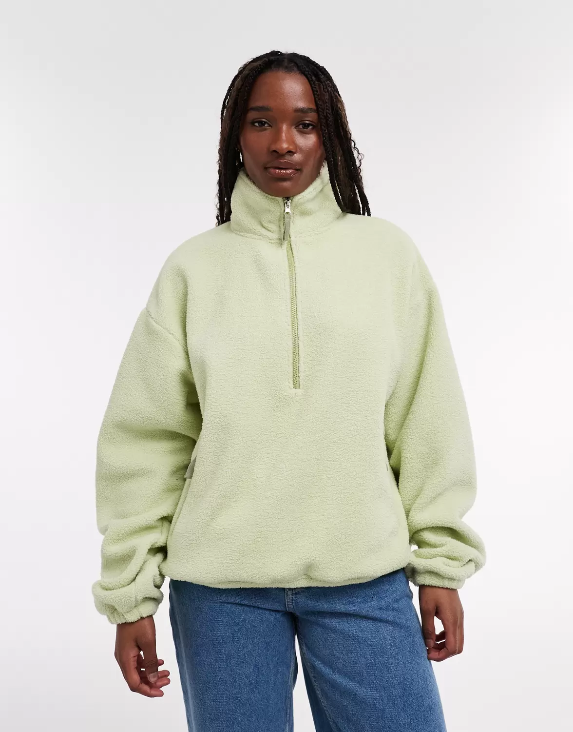 TSDIA LS FLEECE QUARTER ZIP SWEAT feale