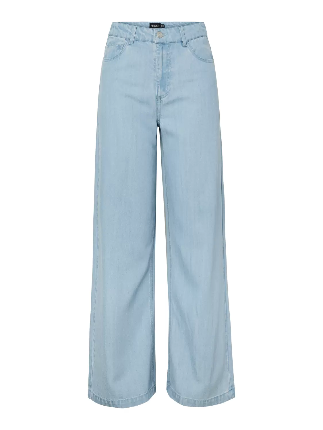 PCSMIDI MW WIDE DENIM JEANS female
