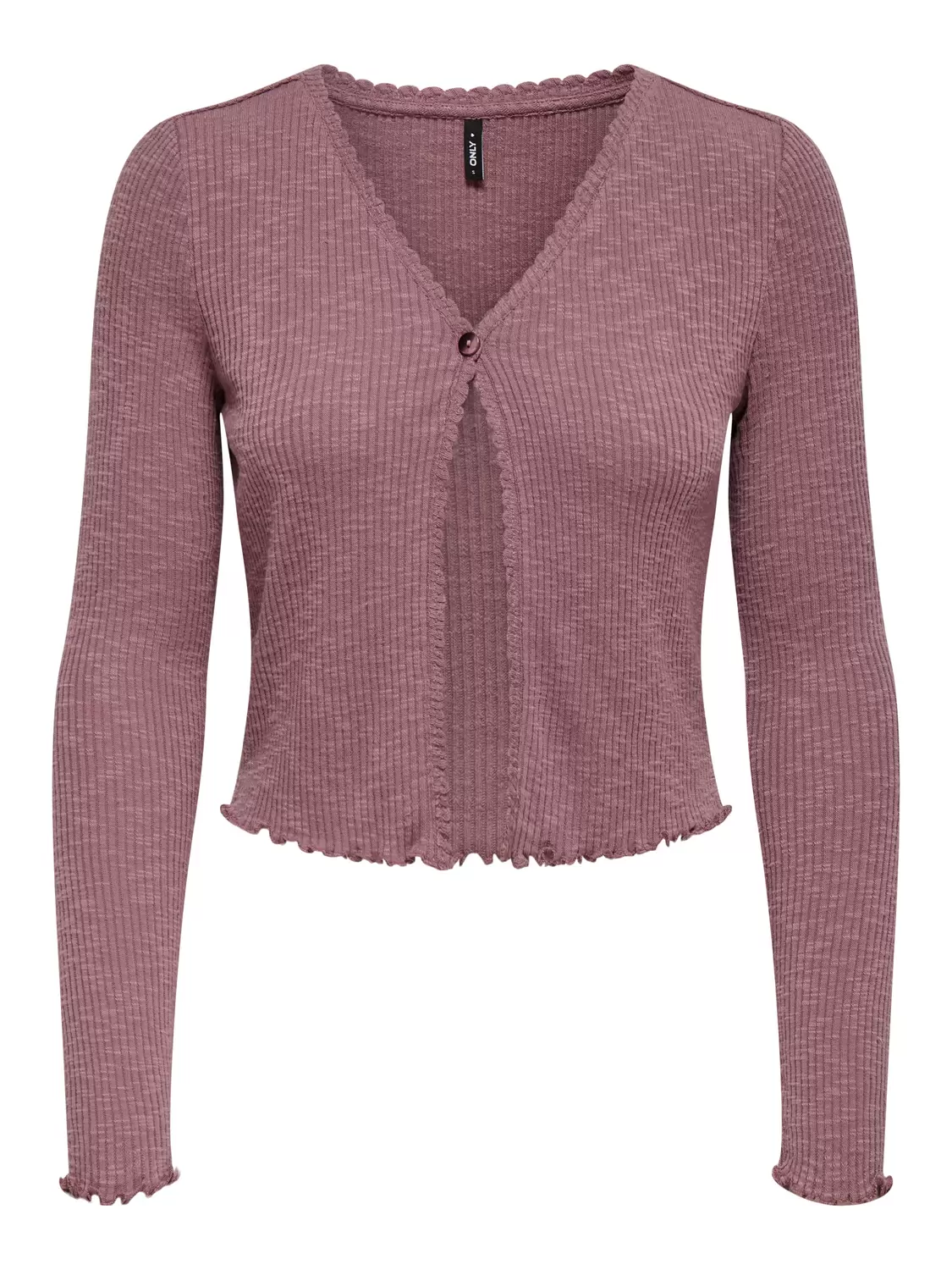 ONLNICOLE L/S SCALLOP CARDIGAN JRS female