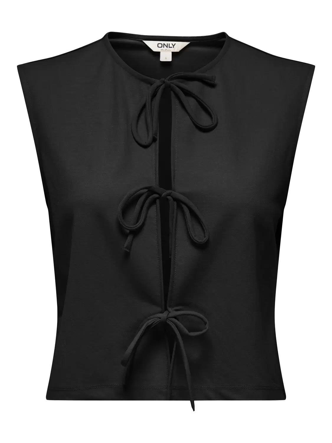 ONLSAKURA SL SHORT TIE TOP WVN female
