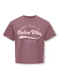 KOGVILLA LIFE S/S BOXY PRINTED TOP JRS