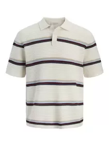 JORMAINE KNIT STRIPE POLO SN