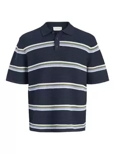 JORMAINE KNIT STRIPE POLO SN