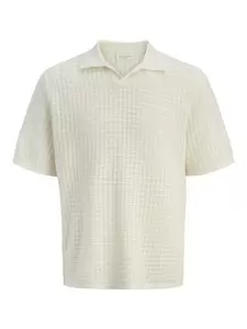 JORNANTUCKET KNIT SPLIT NECK POLO S