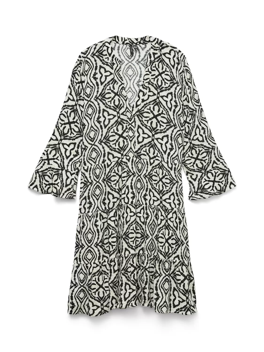 VMMENNY LS V-NECK SHORT DRESS WVN BOO