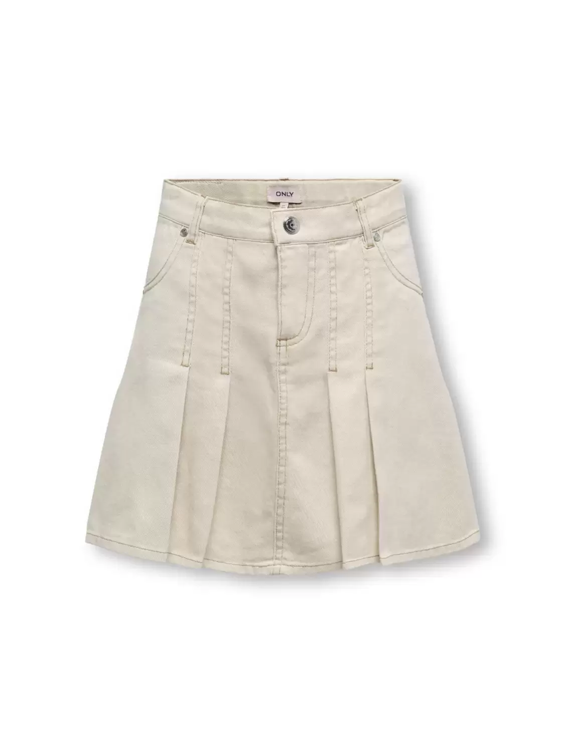 KOGPOPPY PLEATED TWILL SKIRT PNT