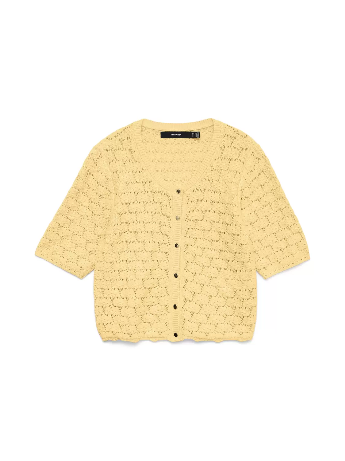 VMKORA 2/4 O-NECK BUTTON CARDIGAN