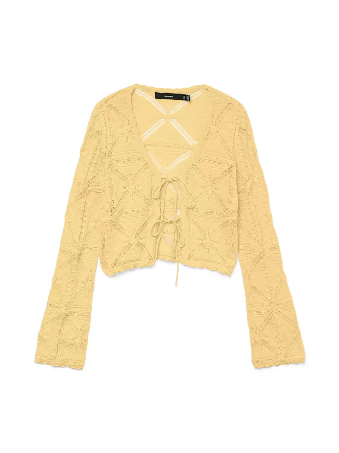 VMLOLA LS V-NECK BOW CARDIGAN NOOS