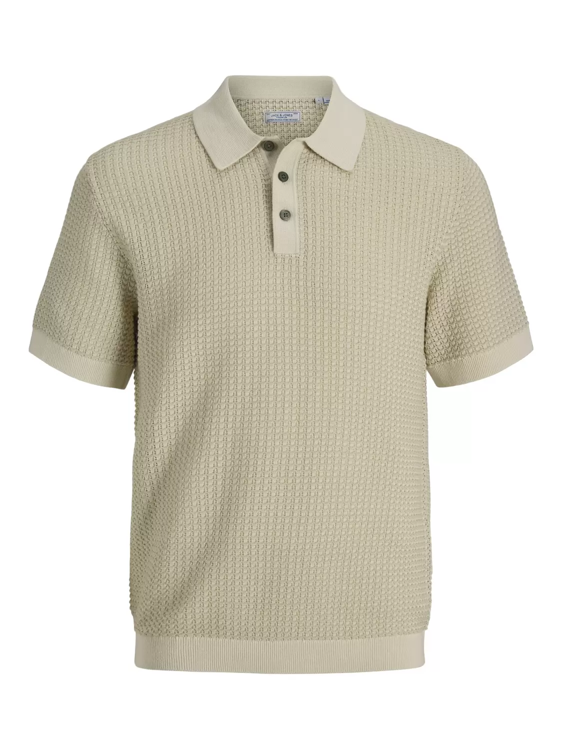 JPRBLUKINGSLEY KNIT POLO SS LN
