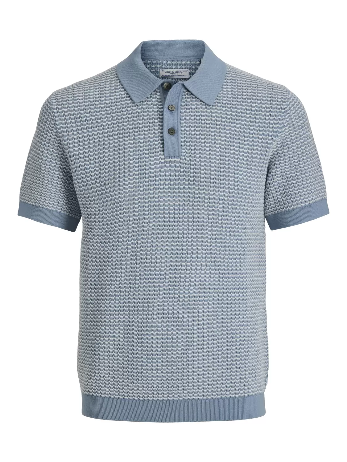 JPRBLUKINGSLEY KNIT POLO SS LN