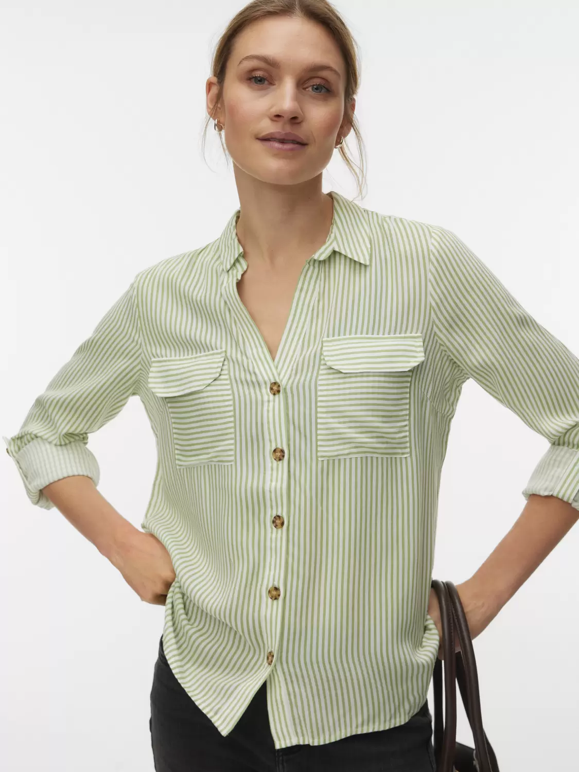VMBUMPY L/S SHIRT NEW WVN NOOS female