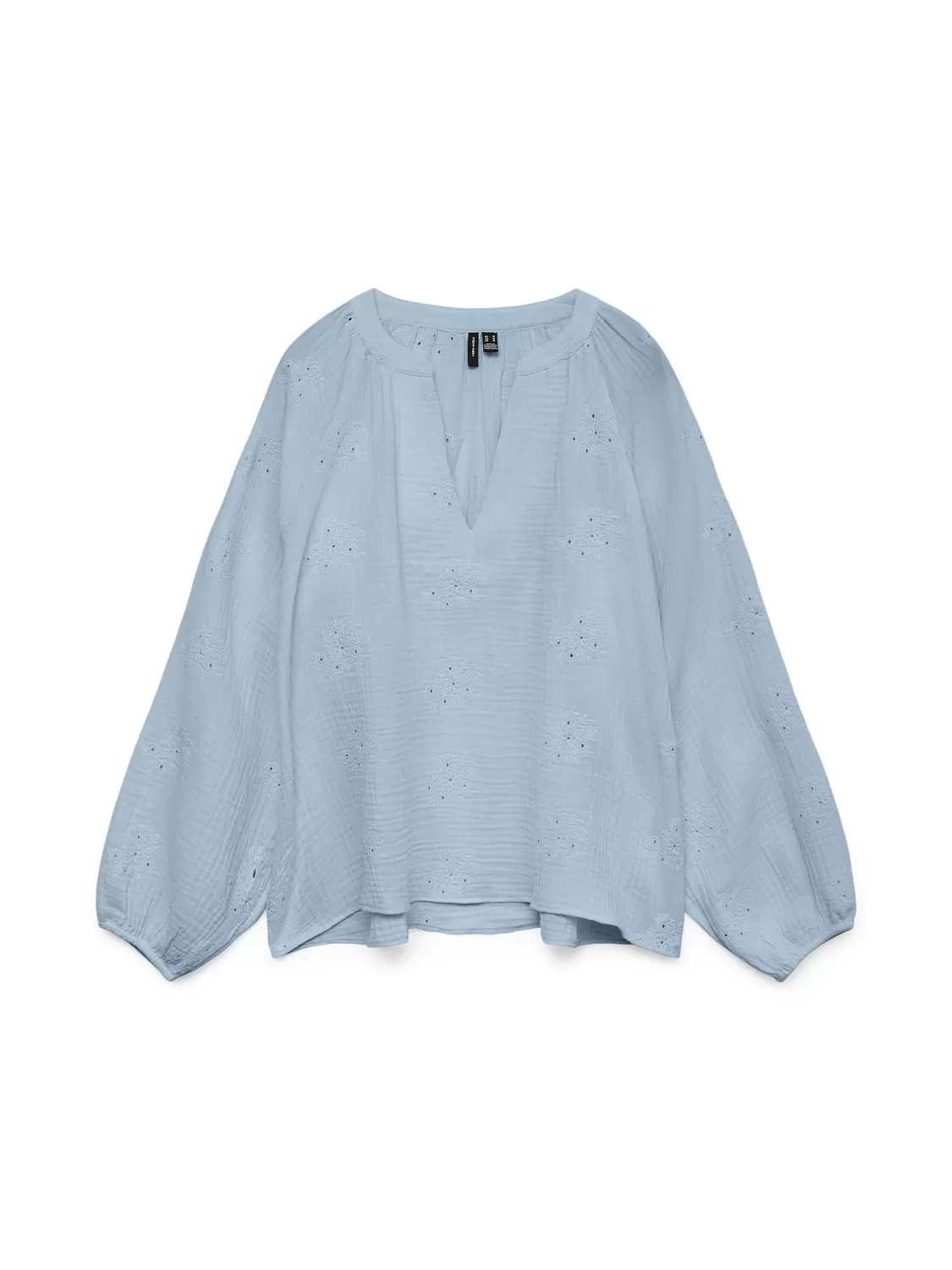 VMNATALI LS EMB TOP WVN NOOS female