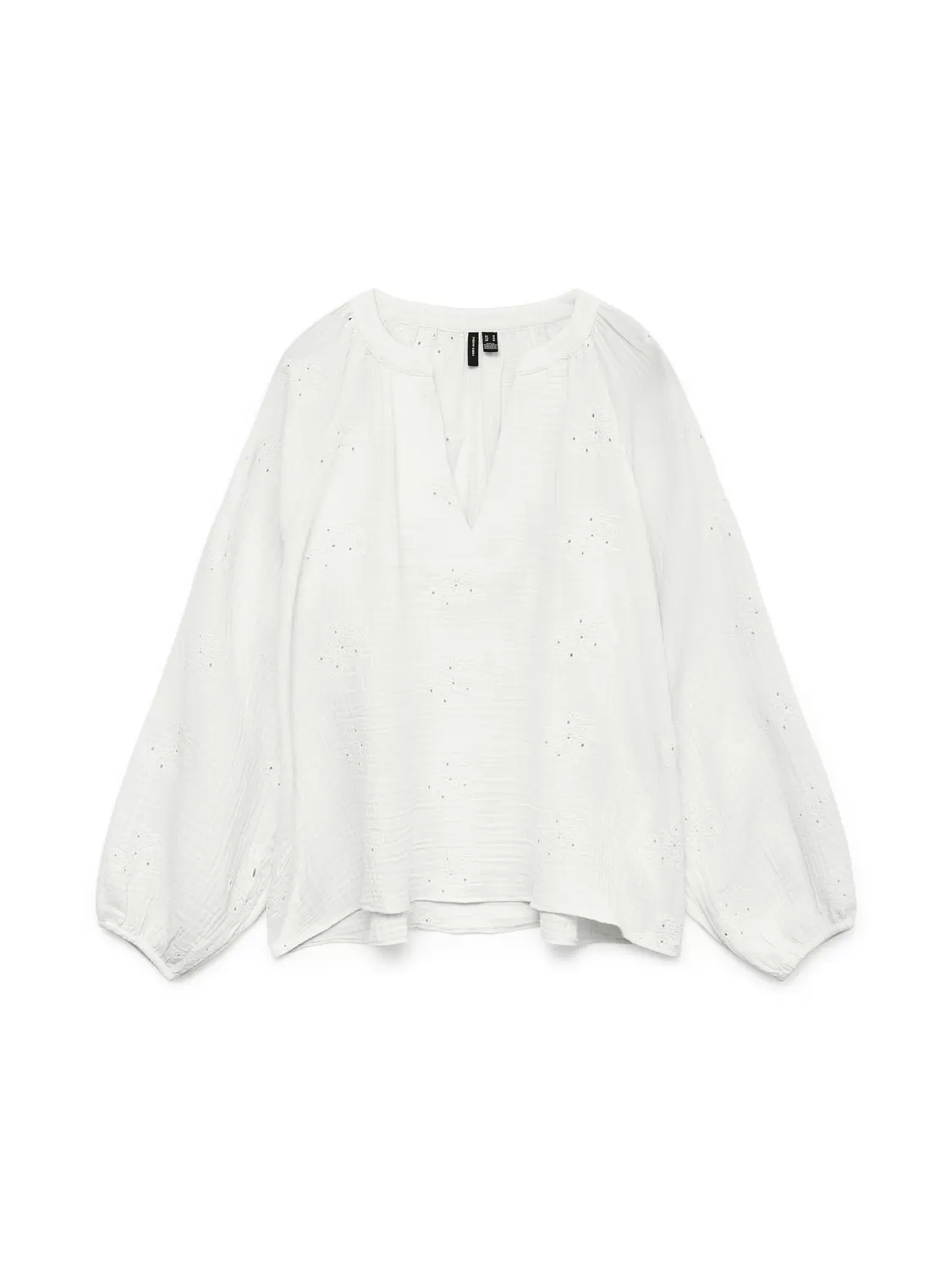 VMNATALI LS EMB TOP WVN NOOS female