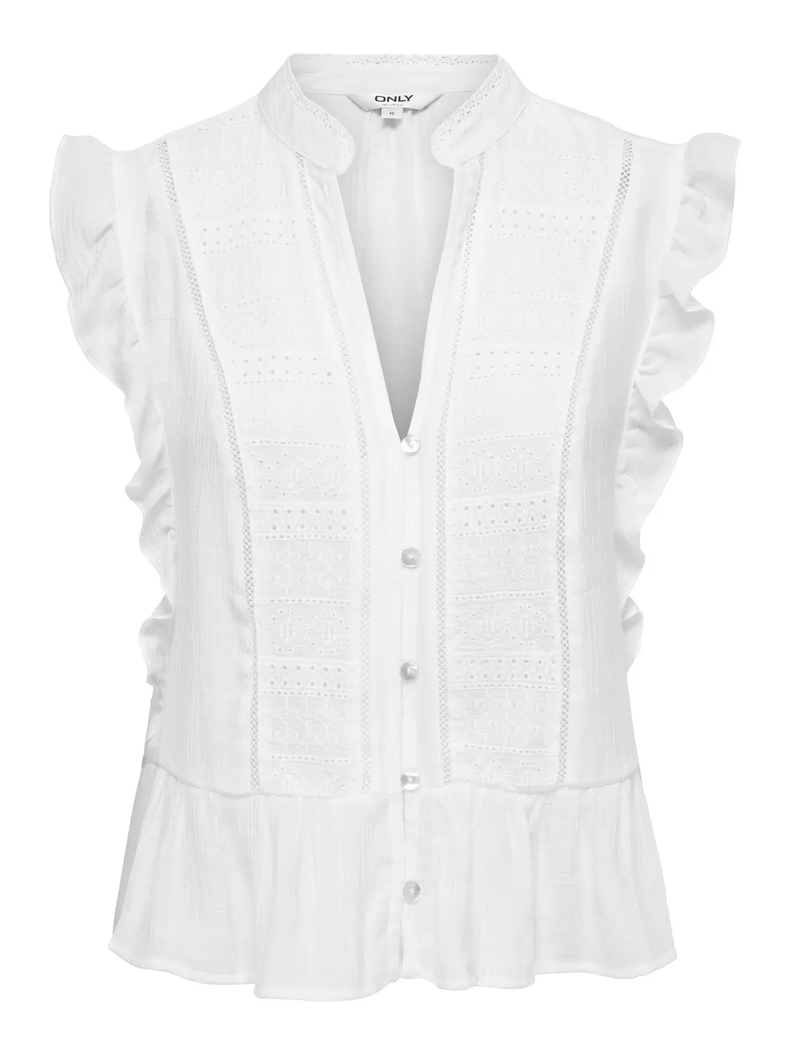 ONLHENNY S/L FRILL BUTTON TOP NOOS feale