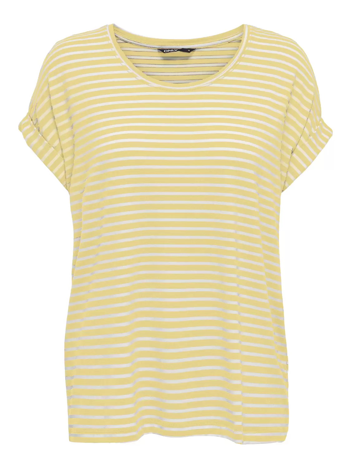 ONLMOTER TRIPE / O-NECK TOP JR female