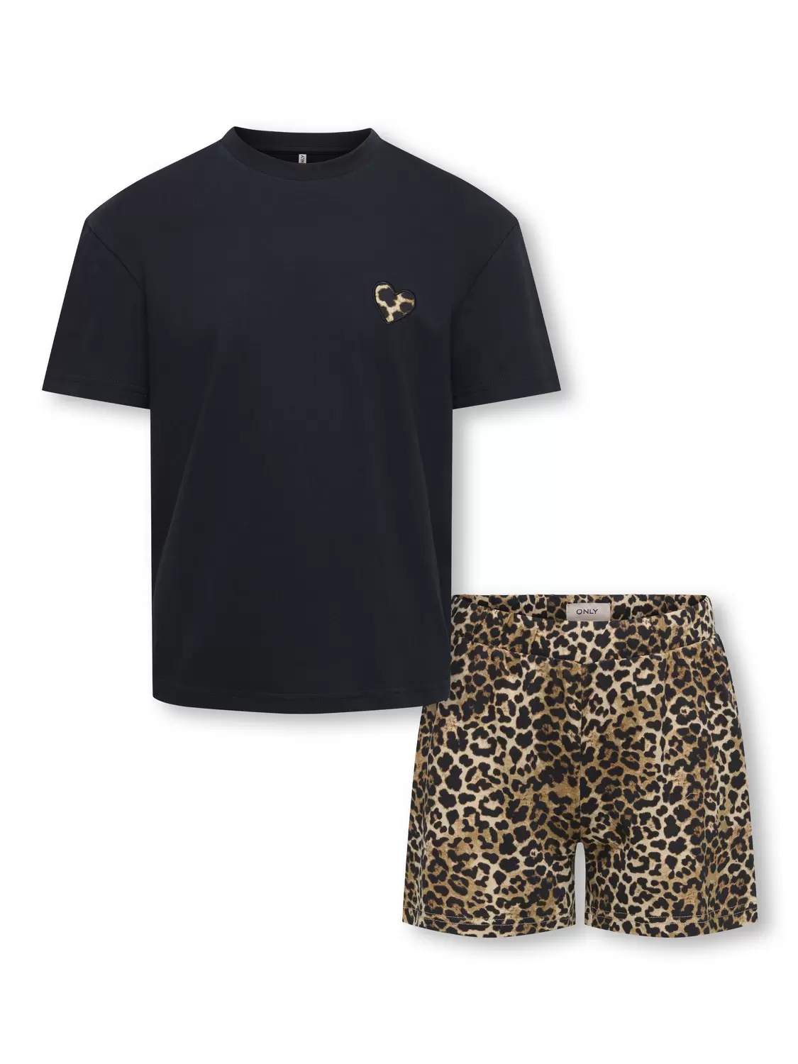 KOGRILA NIGHTWEAR AOP TOP/SHORTS SET JRS