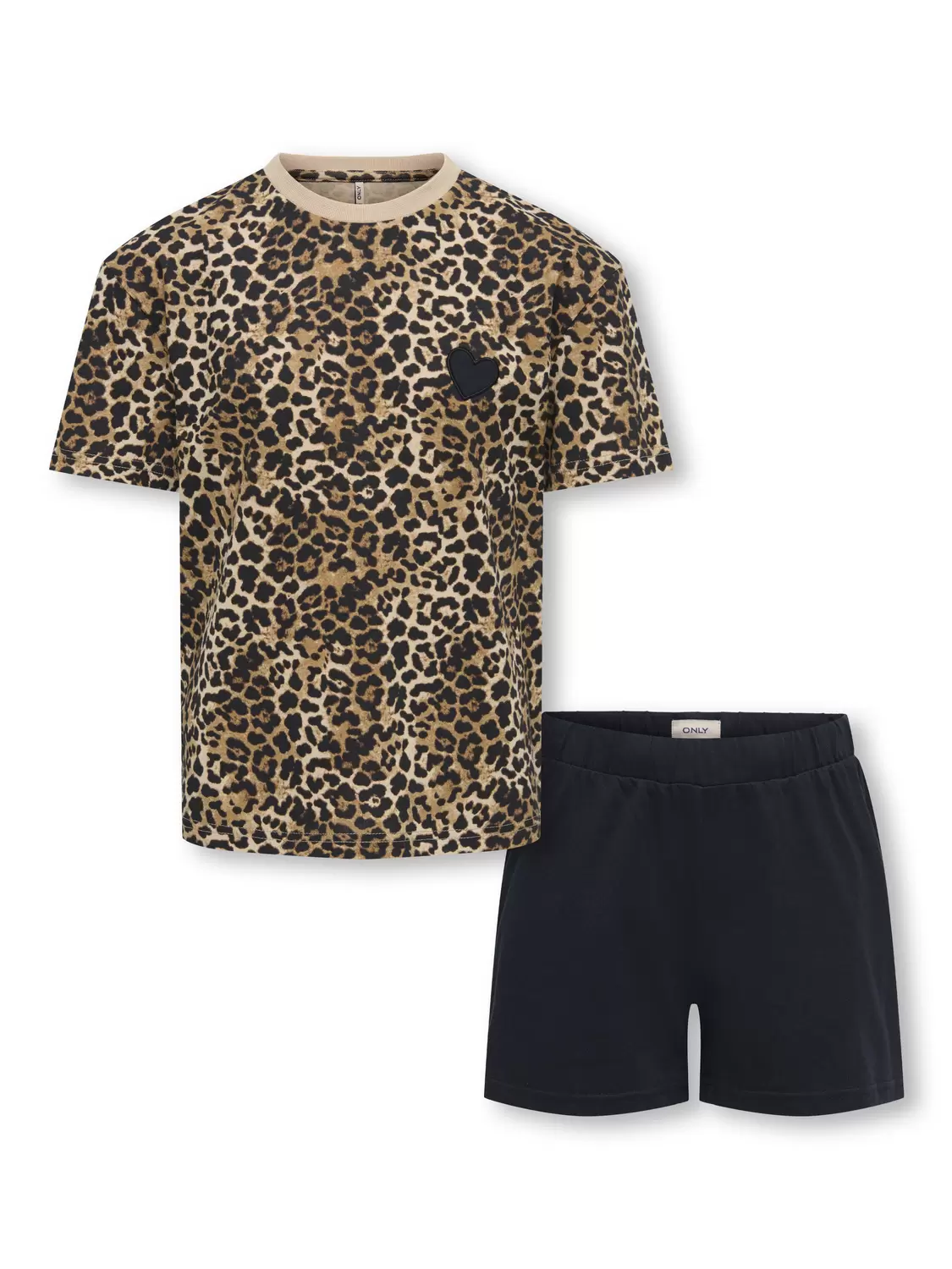 KOGRILA NIGHTWEAR AOP TOP/SHORTS SET JRS