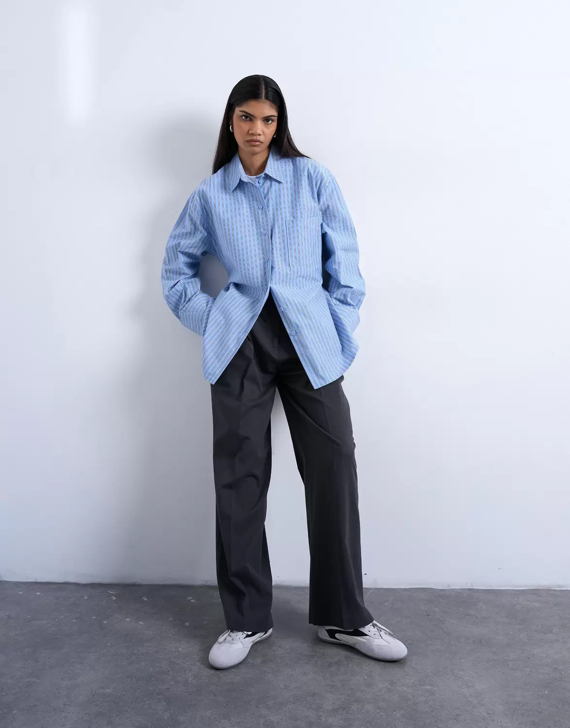 TSDEMI LS OVERSIZED SHIRT WVN female